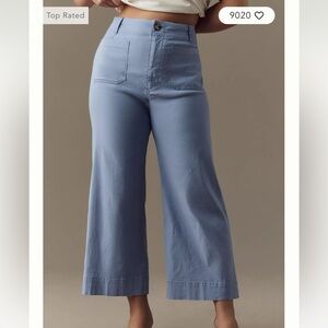 NWT The Colette Cropped Wide-Leg Pants by Maeve